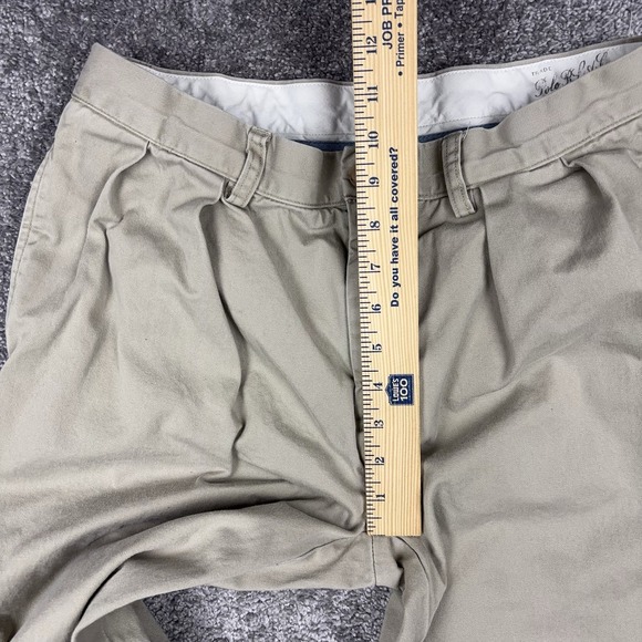 Polo Ralph Lauren Chino Pants Men's 32x30 (Fits 30x28.5) Beige Preppy Workwear - Picture 9 of 9